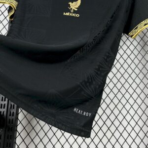 Mens Mexico 2025/26 Gold- Black Jersey - Image 6