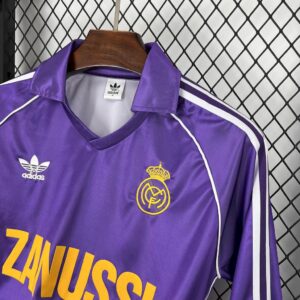 Retro Real Madrid 1984/85 Third Long Sleeves Jersey - Image 5