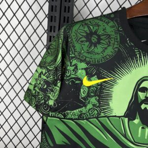 Mens Brazil 2024/25 Special Edition Green Jersey - Image 7