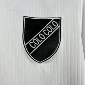 Mens Colo Colo 2025/26 Casual retro style white Jersey - Image 5