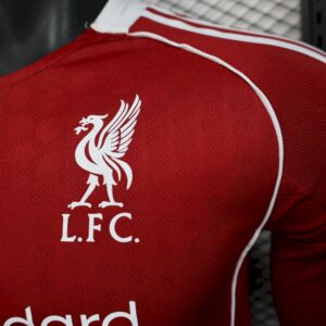 Mens Liverpool 2025/26 Home Long Sleeves Jersey Player Version - Image 7