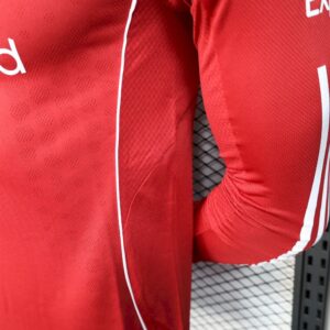 Mens Liverpool 2025/26 Home Long Sleeves Jersey Player Version - Image 4