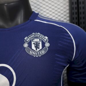 Mens Manchester United 2025/26 Blue Special Edition Shirt Player Edition - Image 5