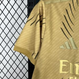 Mens Real Madrid 2025/26 Training Gold Jersey - Image 6