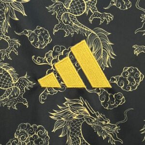 Mens Real Madrid 2025/26 Black Golden Dragon Edition Jersey - Image 6