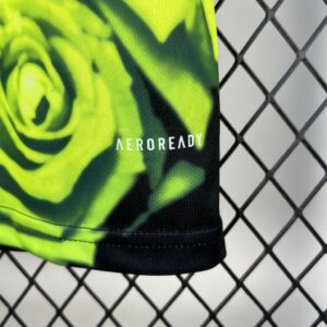 Mens Real Madrid 2025/26 Green Rose Bamboo Leaf Green Jersey - Image 3
