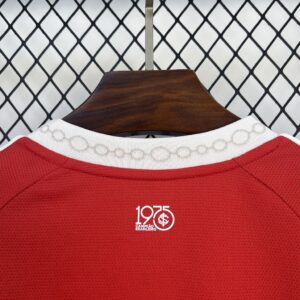 Mens S.C Internacional 2025/26 Home Long Sleeves Jersey - Image 3