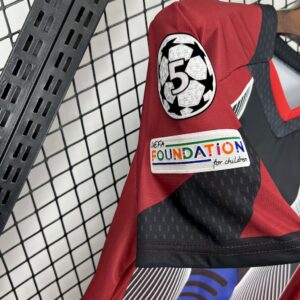 Mens Barcelona 2025/26 Black and red special edition Jersey (With Champions League) - Image 3