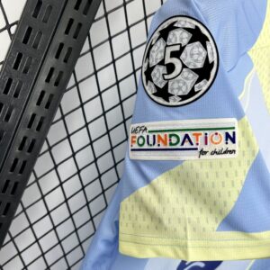 Mens Barcelona 2025/26 blue special edition Jersey (With Champions League) - Image 3