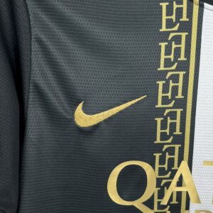 Mens Paris Saint-Germain 2025/26 Black and Gold EditionJersey - Image 7