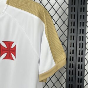 Mens Vasco da gama 2025/26  Supporter White Gold Jersey - Image 3