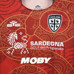 Mens Cagliari Calcio 2024/25 Year of the Snake Limited Edition Jersey - Image 8