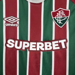 Mens Fluminense 2025/26 Home Long Sleeves Jersey - Image 7