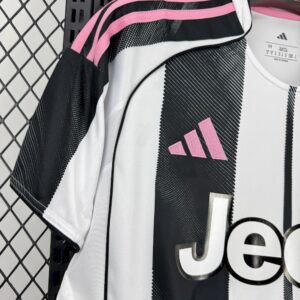 Mens Juventus 2025/26 Home With New Sponsors Jersey - Image 8