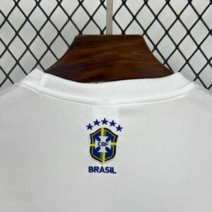 Mens Brazil 2024/25 Special Edition White Jersey - Image 3
