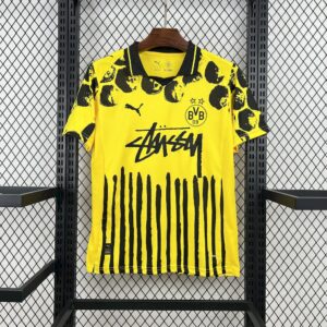 Mens Borussia Dortmund 2025/26 Yellow Special Customized Jersey - Image 3