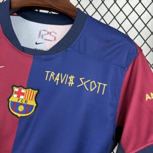 Mens Barcelona 2024/25 Home Travis Scott Special Jersey - Image 3