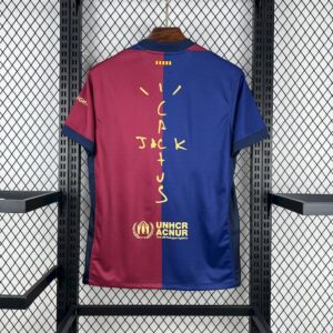 Mens Barcelona 2024/25 Home Travis Scott Special Jersey - Image 2