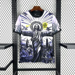 Mens Brazil 2025/26 Dark Purple Jersey - Image 3