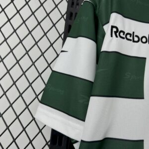 Retro Sporting CP 2000/01 Home Jersey - Image 8