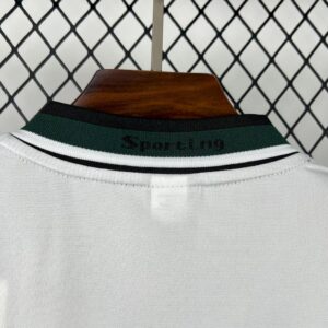 Retro Sporting CP 2000/01 Home Jersey - Image 3