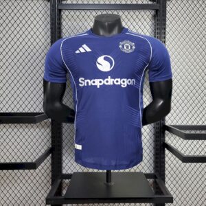Mens Manchester United 2025/26 Blue Special Edition Shirt Player Edition