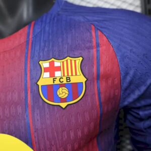 Mens Barcelona 2025/26 Home Long Sleeves Jersey Player Version - Image 11