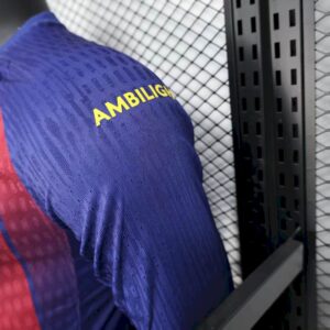 Mens Barcelona 2025/26 Home Long Sleeves Jersey Player Version - Image 5