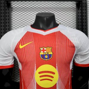 Mens Barcelona 2025/26 Orange Special Edition Jersey Player Version - Image 3