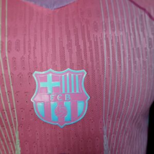 Mens Barcelona 2025/26 Pink Special Edition Jersey Player Version - Image 3