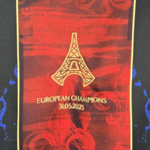 Mens Paris Saint-Germain 2025/26 (CAMPEONES DE EUROPA) Red and blue Jersey - Image 7