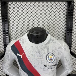 Mens Manchester City 2025/26  Away Long Sleeves Jersey Player Version - Image 4