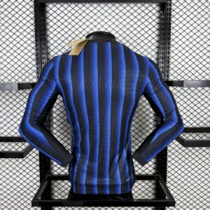 Mens Inter Milan 2025/26 Home Long Sleeves Jersey Player Version - Image 2