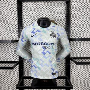 Mens Inter Milan 2025/26 Away Long Sleeves Jersey Player Version