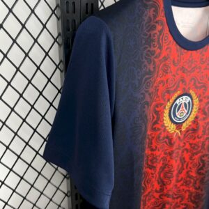 Mens Paris Saint-Germain 2025/26 (CAMPEONES DE EUROPA) Red and blue Jersey - Image 4