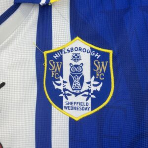 Retro Sheffield Wednesday 1997 Home Jersey - Image 6