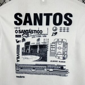 Mens Santos 2025/26 Concentração Umbro Masculina Jersey - Image 3