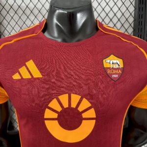 Mens AS Roma 2025/26 Home Jersey Player Version - Image 4