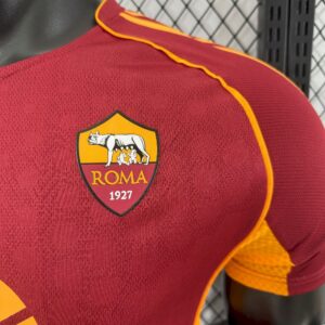 Mens AS Roma 2025/26 Home Jersey Player Version - Image 3