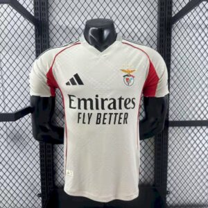 Mens Benfica 2025/26 Away Jersey  Player Version