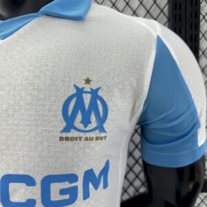 Mens Olympique Marseille 2025/26 Home Jersey Player Version - Image 5