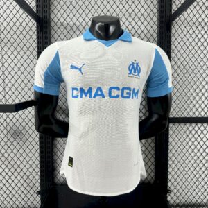 Mens Olympique Marseille 2025/26 Home Jersey Player Version