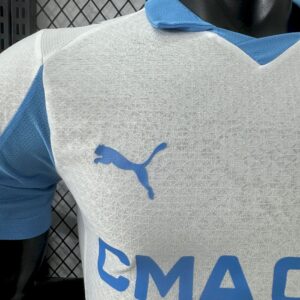 Mens Olympique Marseille 2025/26 Home Jersey Player Version - Image 4