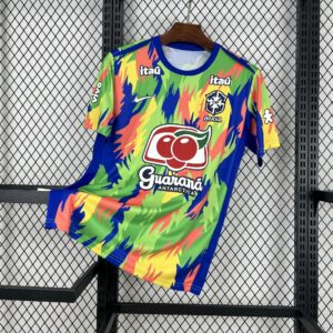 Mens Brazil 2025/26 Pre-match training Jersey