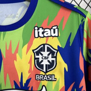 Mens Brazil 2025/26 Pre-match training Jersey - Image 5