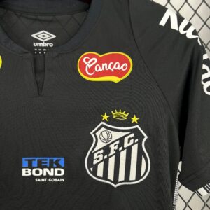Mens Santos 2025/26 Black Special Edition Jersey - Image 9