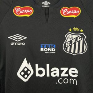 Mens Santos 2025/26 Black Special Edition Jersey - Image 8