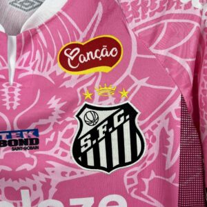 Mens Santos 2025/26 Pink Dragon Special Edition Jersey - Image 9