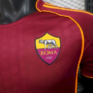 Mens AS Roma 2025/26 Home Jersey Player Version - Image 10