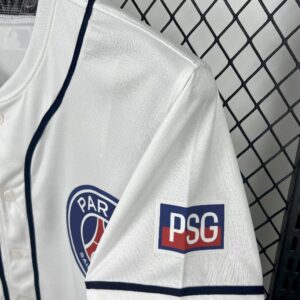 Mens Paris Saint-Germain 2025/26 US Pack White Jersey - Image 4
